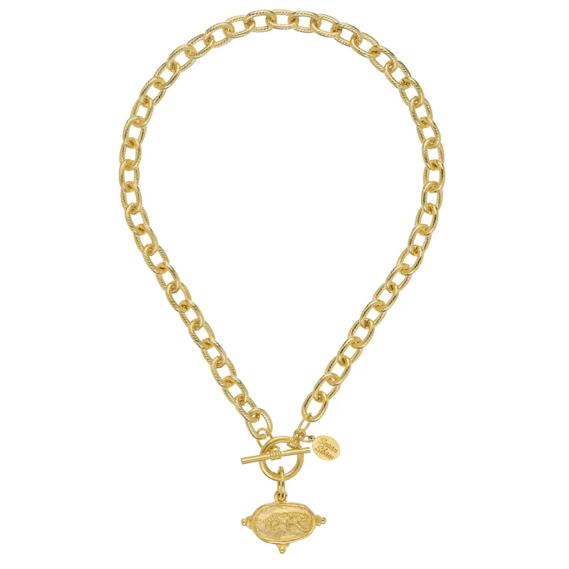 Tiger Toggle Necklace sold by Susan Shaw