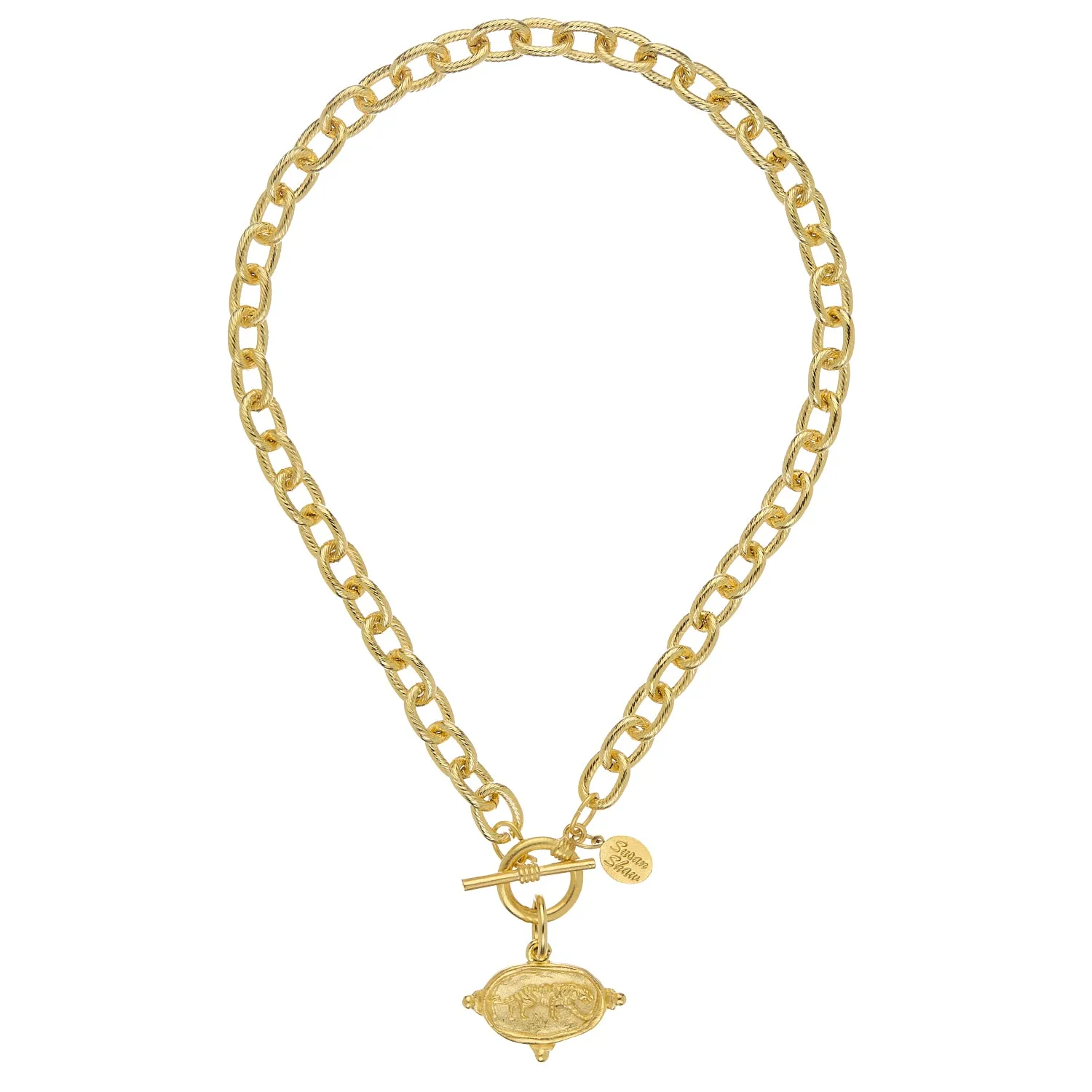 Tiger Toggle Necklace sold by Susan Shaw