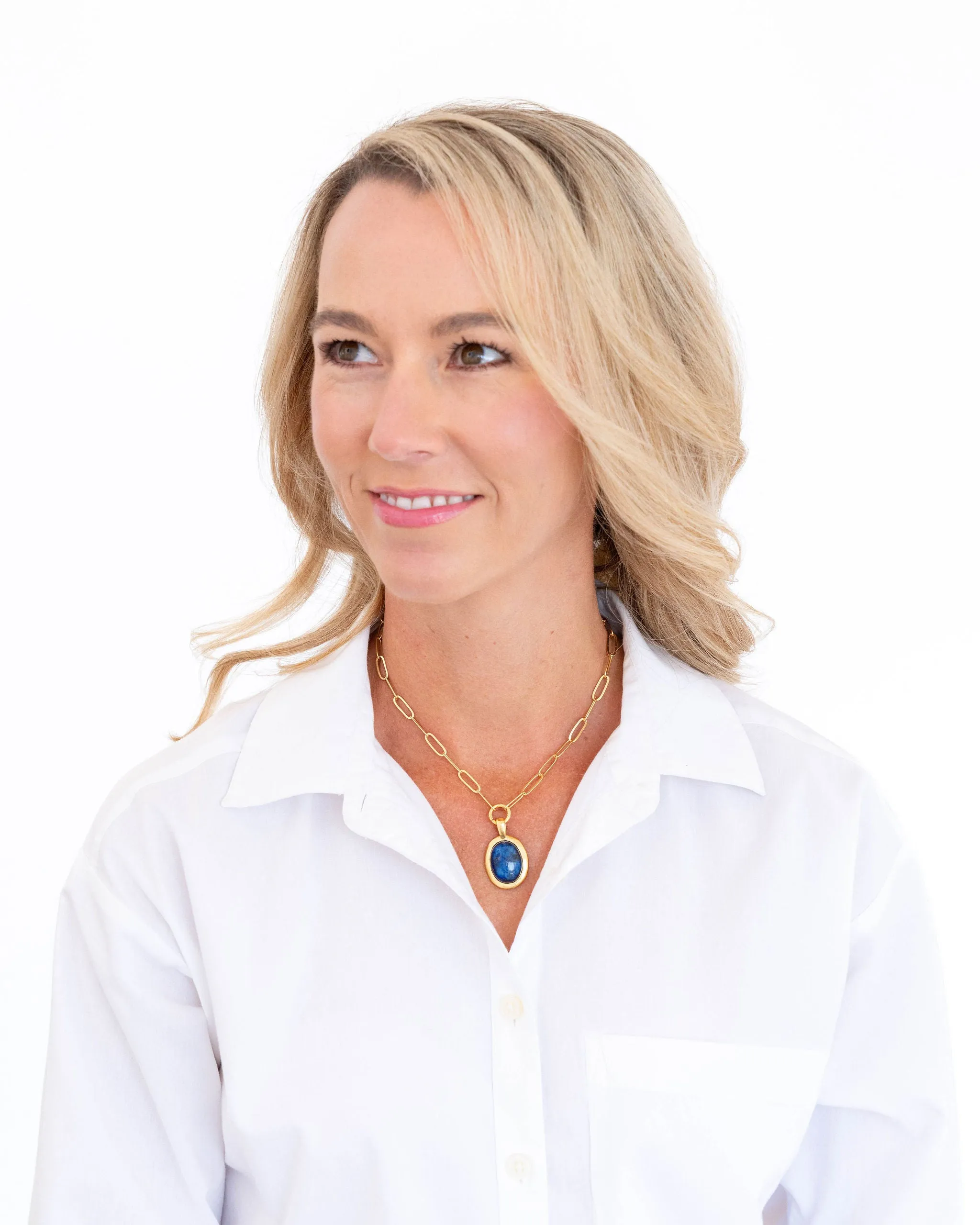 Caroline Paperclip Necklace sold by Susan Shaw product image thumbnail 2