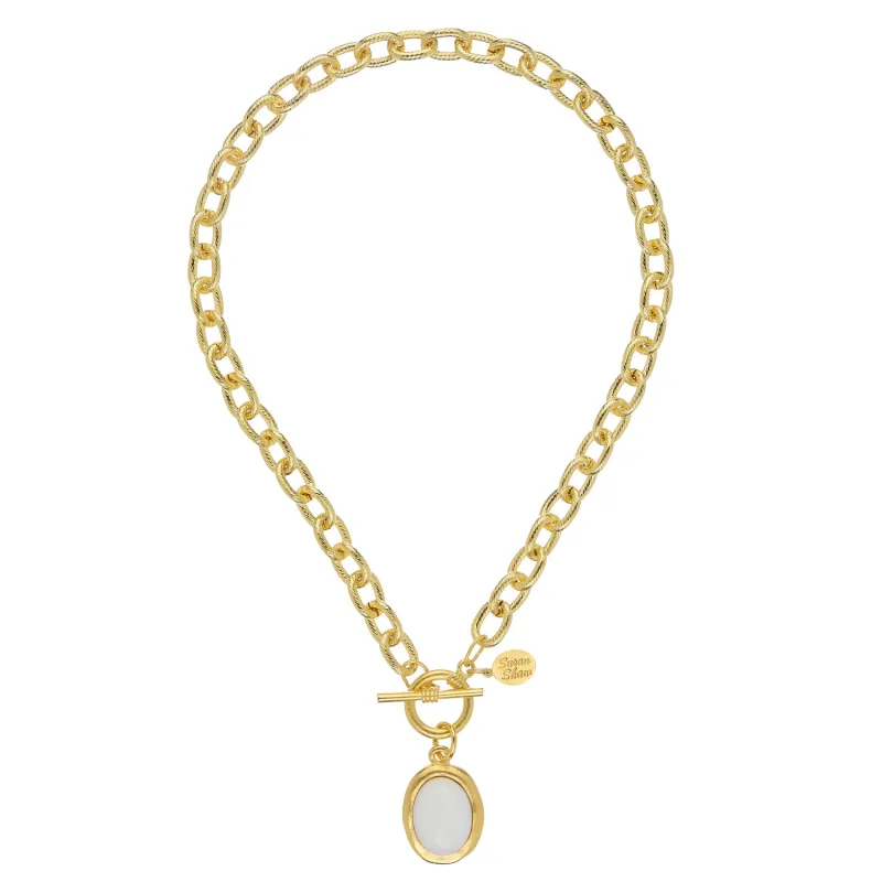 Caroline Toggle Necklace made by Susan Shaw