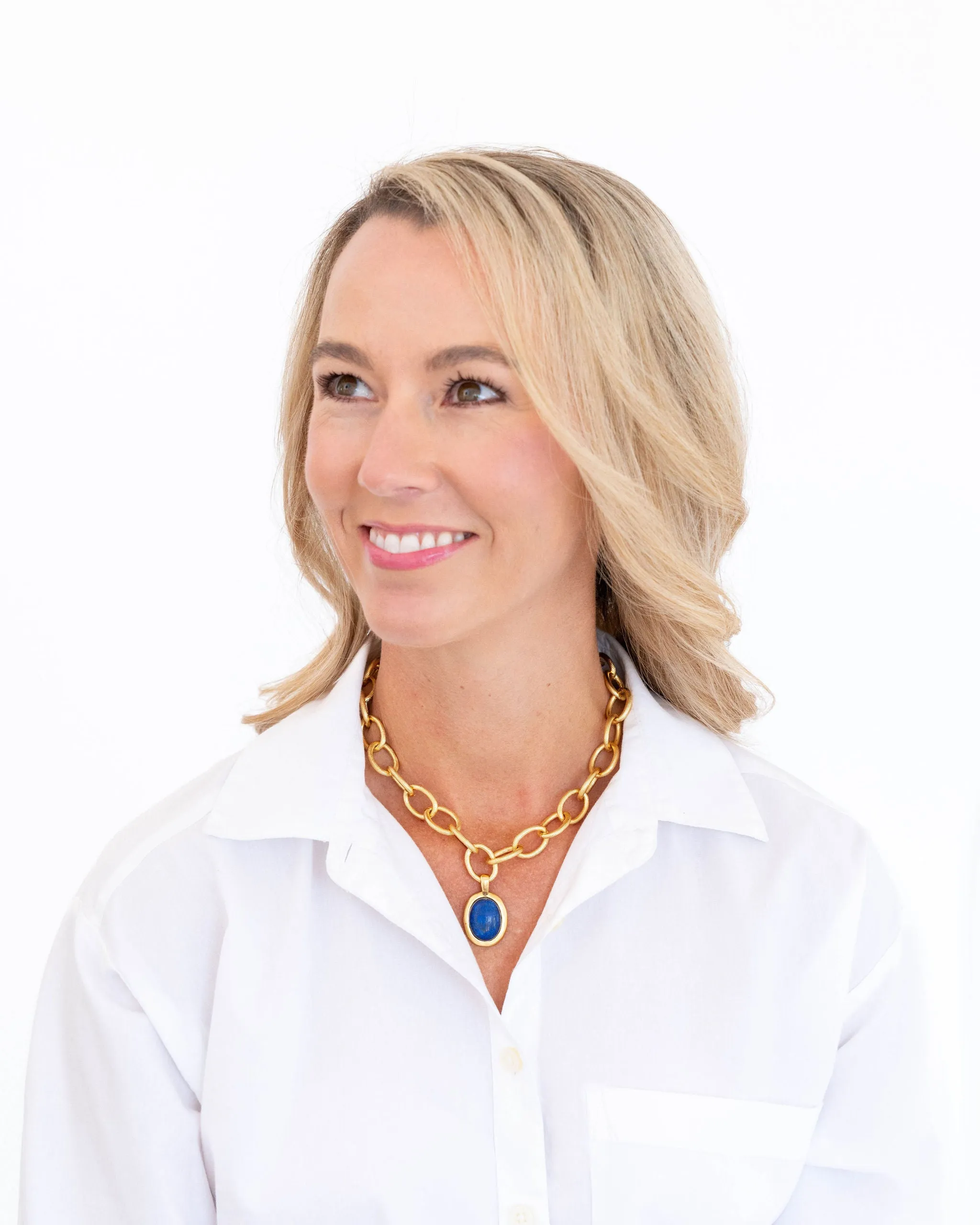 Caroline Loop Chain Necklace sold by Susan Shaw product image thumbnail 5