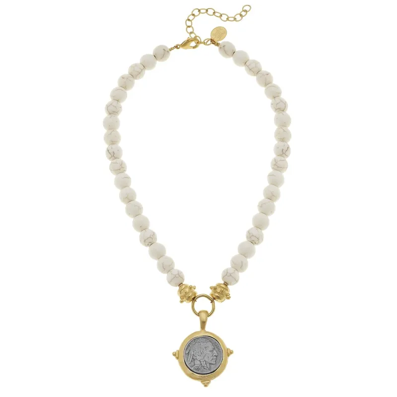 American Indian Nickel Necklace sold by Susan Shaw