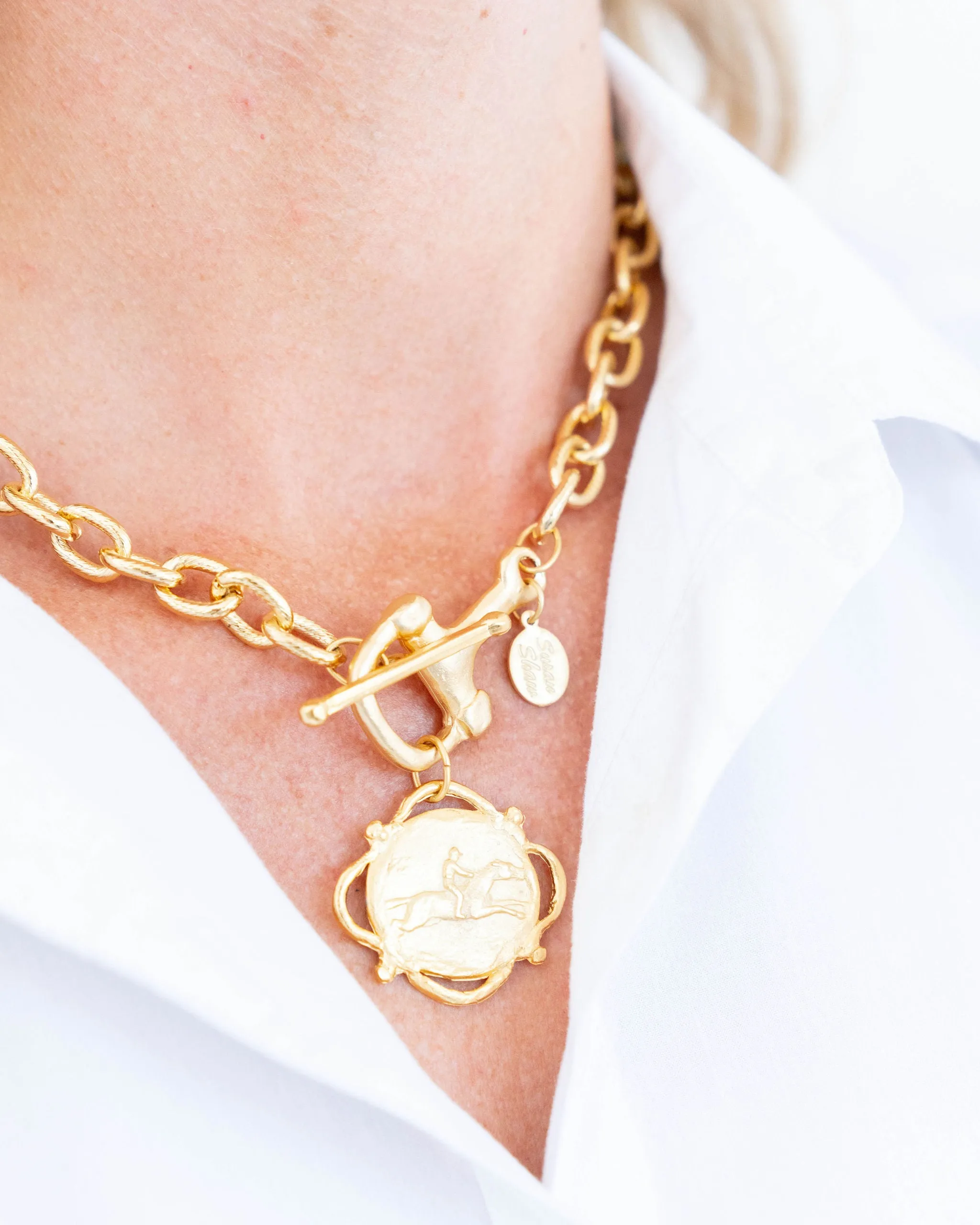 Felicity Pendant Toggle Necklace sold by Susan Shaw product image thumbnail 3