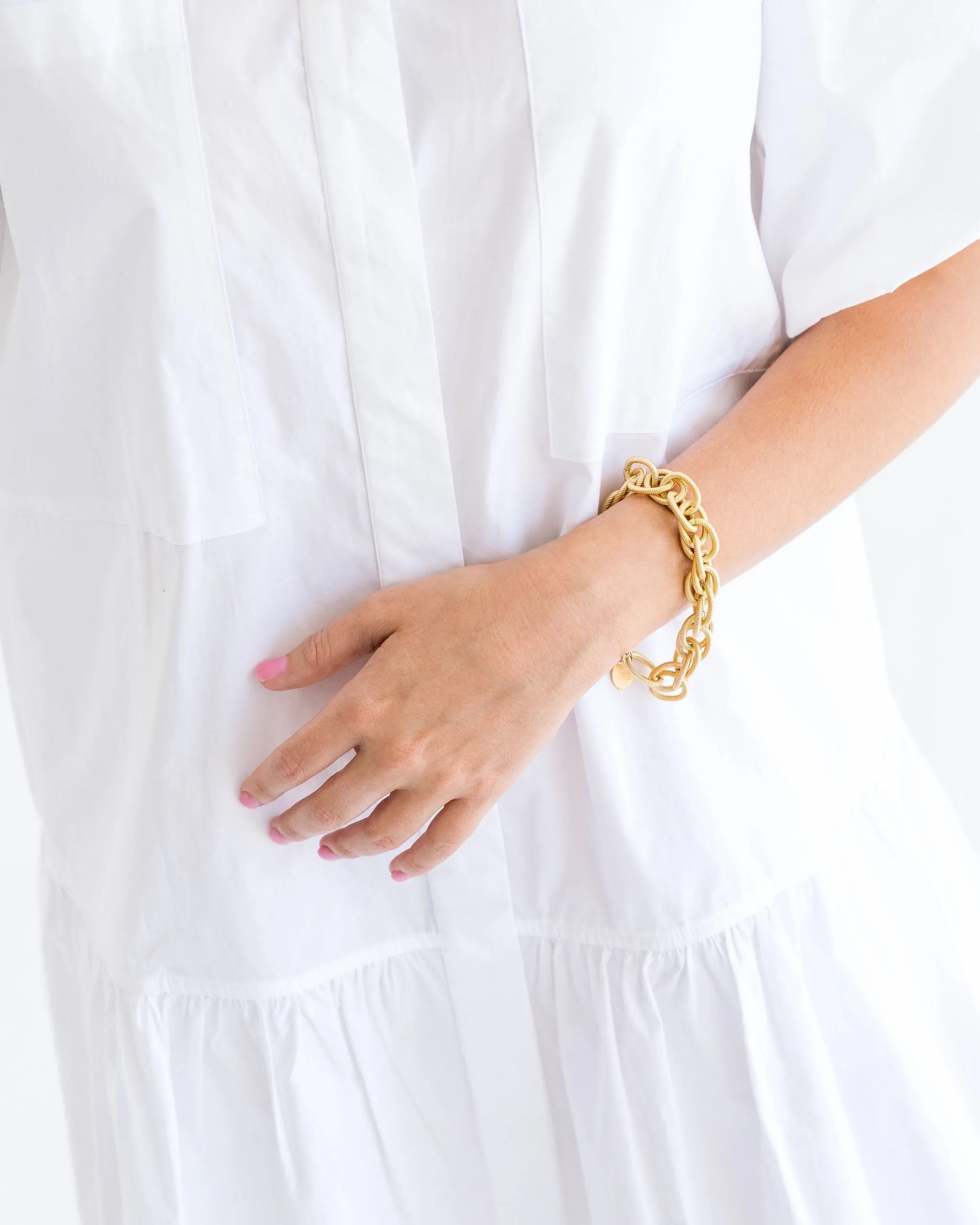 Scrunched Chain Bracelet sold by Susan Shaw product image thumbnail 2