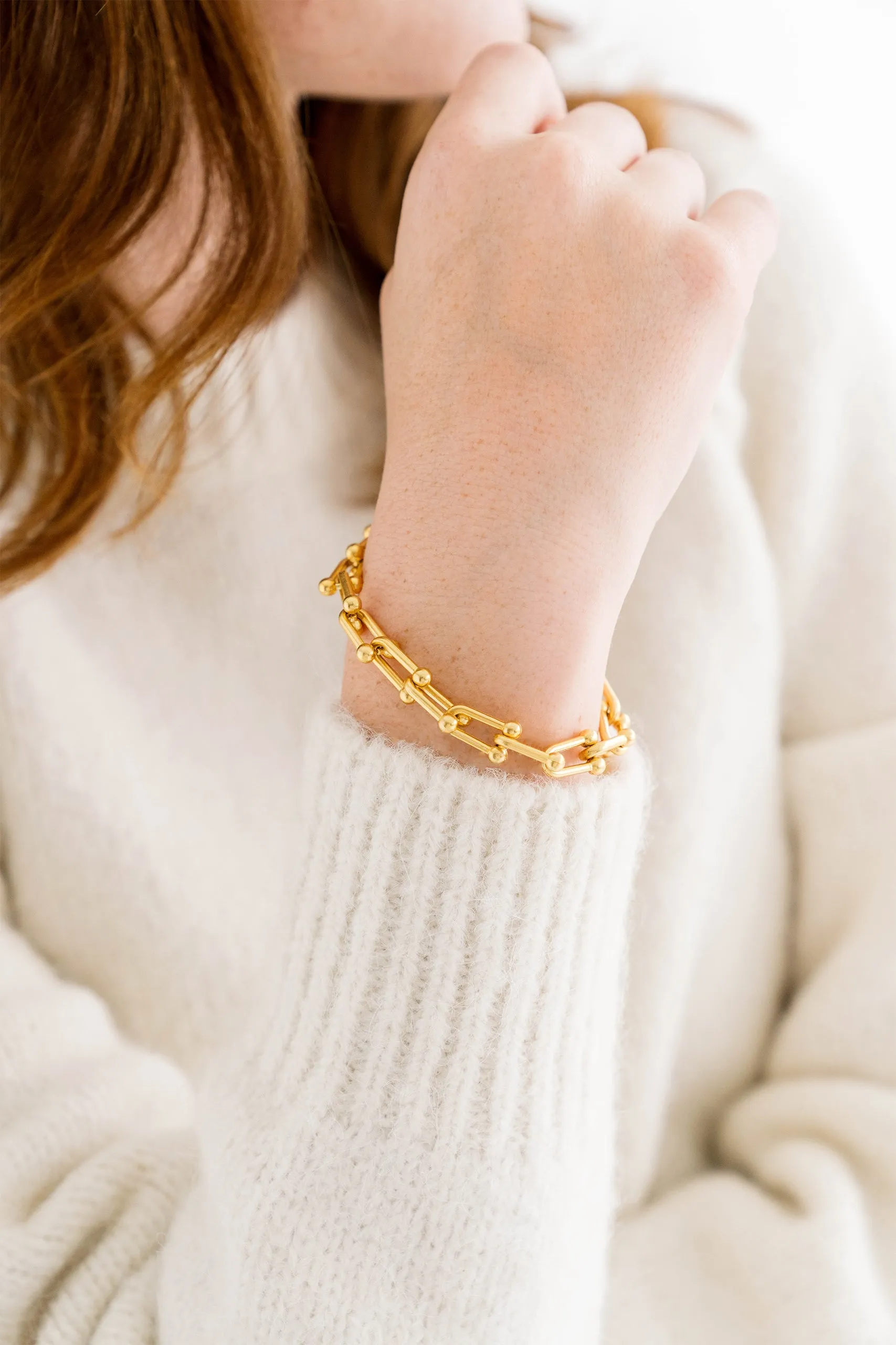 Jackie Chain Bracelet sold by Susan Shaw product image thumbnail 3