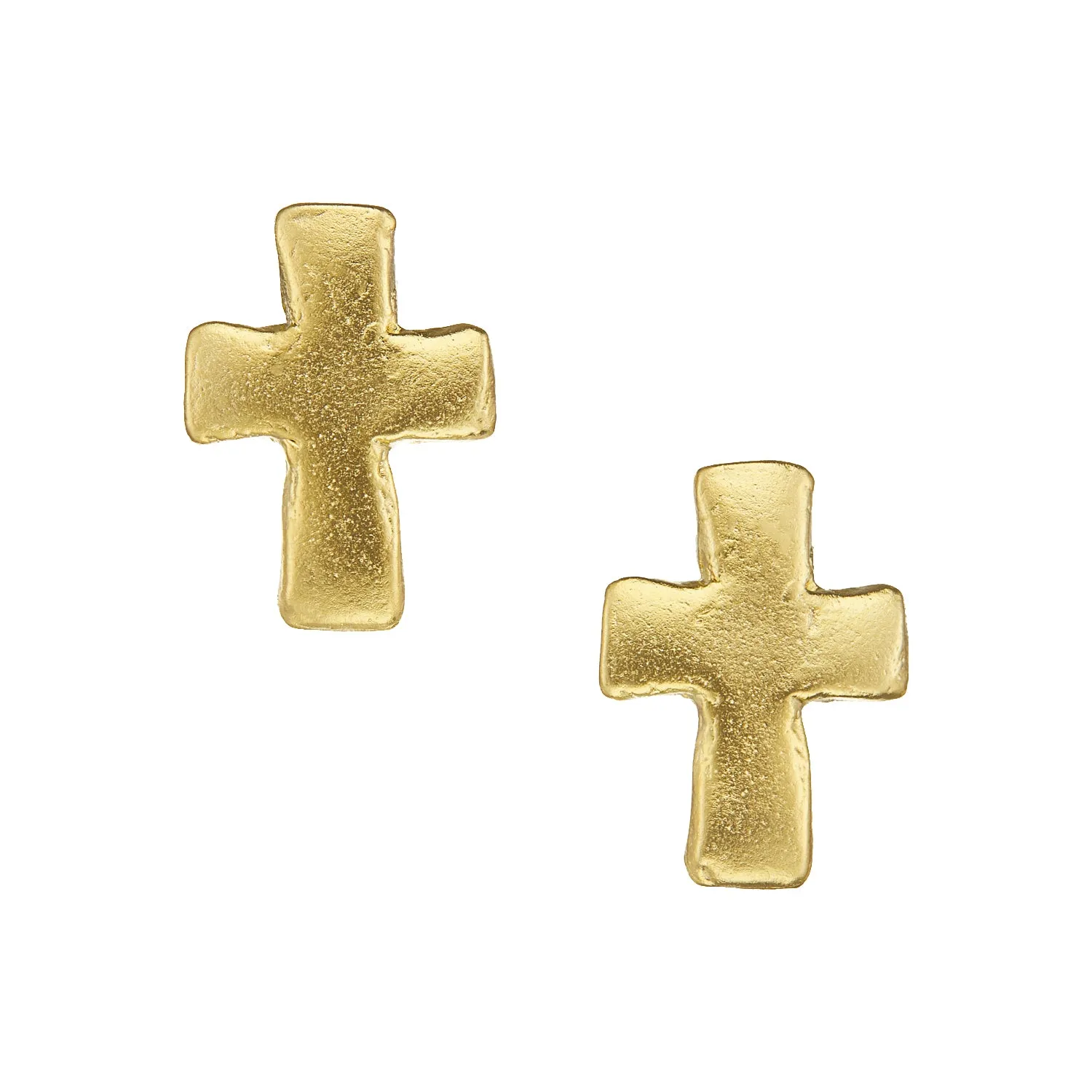 Small Cross Studs sold by Susan Shaw