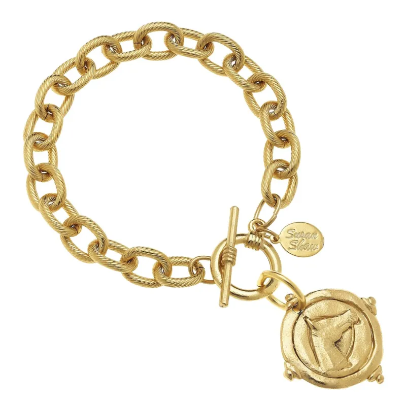 Horse Head Intaglio Bracelet sold by Susan Shaw