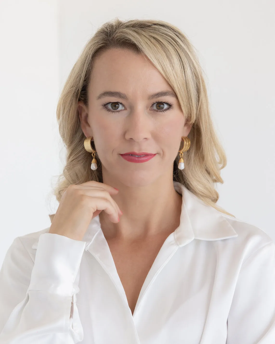 Guest Pearl Drop Earrings sold by Susan Shaw product image thumbnail 2