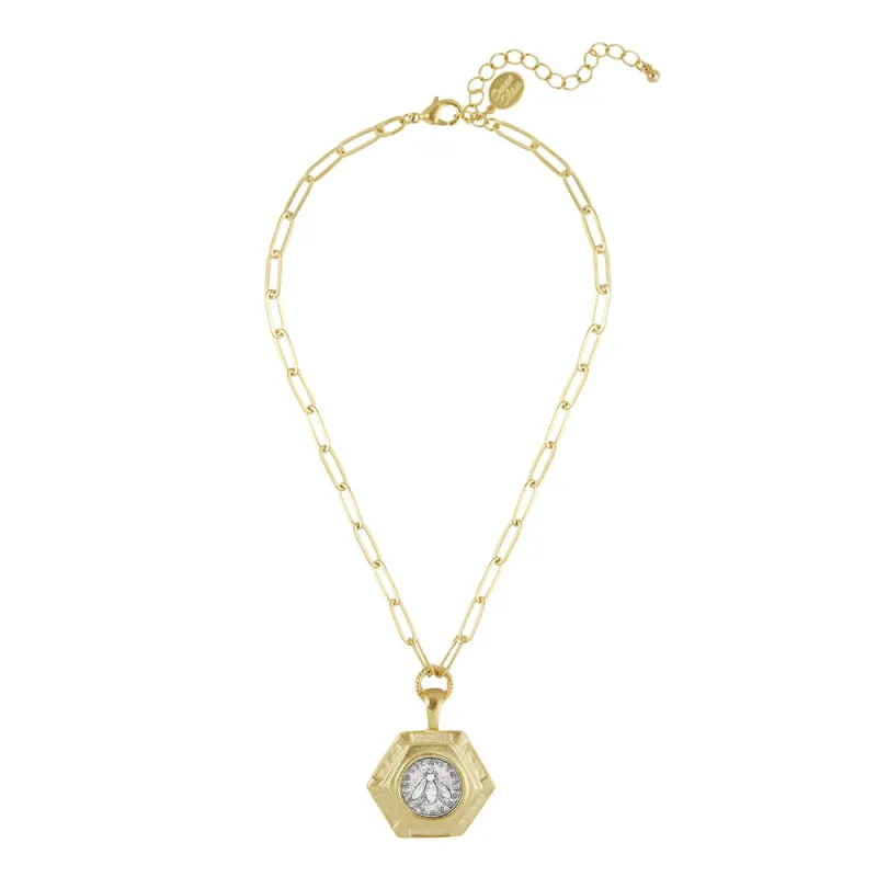 Bee Lira Paperclip Necklace sold by Susan Shaw