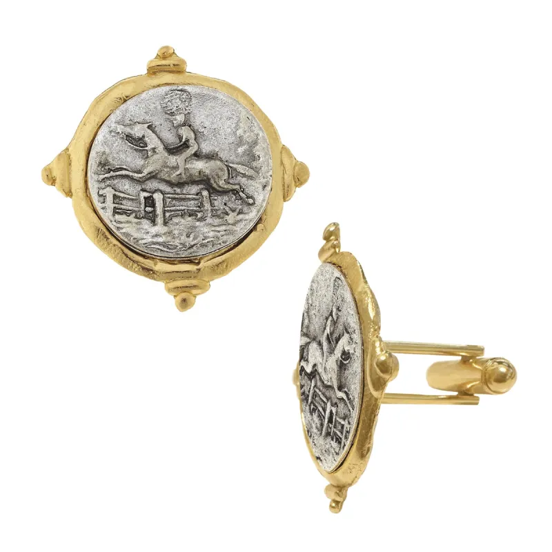 Cufflinks made by Susan Shaw