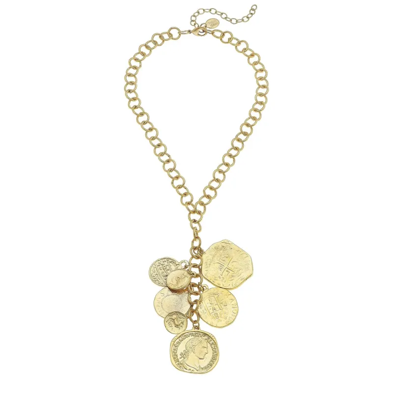 Layered Coin Necklace sold by Susan Shaw