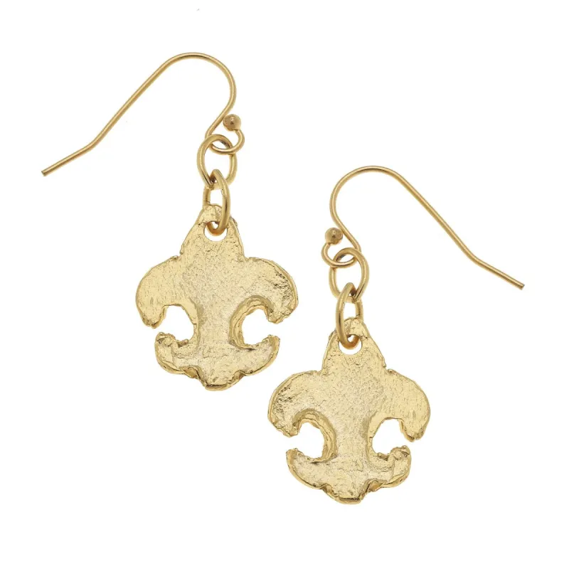 Small Fleur-de-lis Earrings sold by Susan Shaw