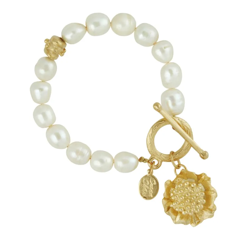 Camellia Pearl Bracelet sold by Susan Shaw