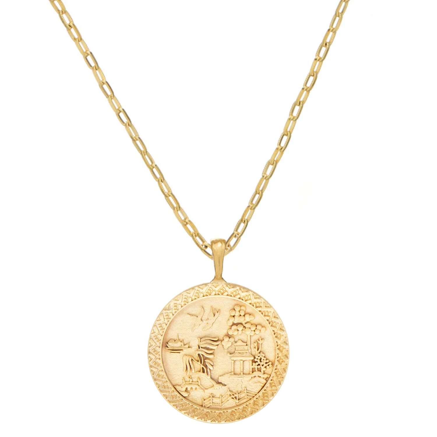 Blue Willow Cable Necklace sold by Susan Shaw