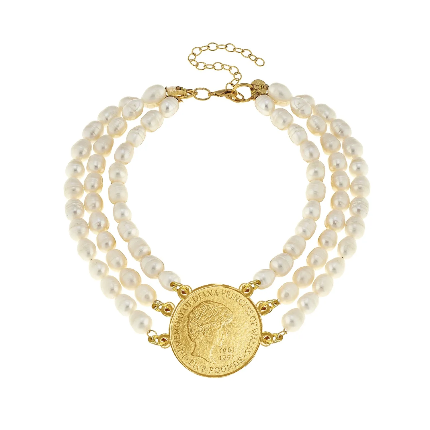 Diana Pearl Choker Necklace sold by Susan Shaw
