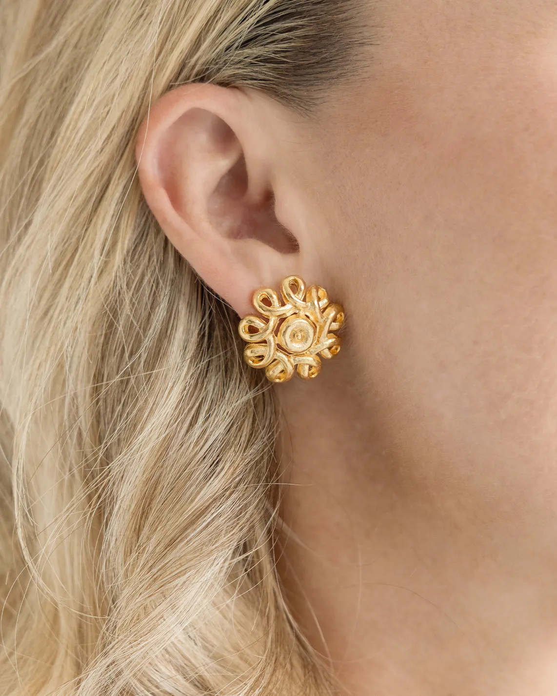 Rosette Studs sold by Susan Shaw product image thumbnail 3