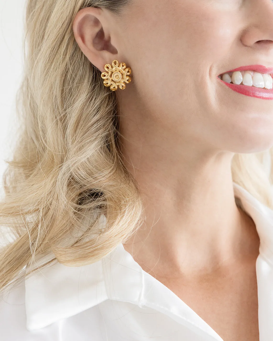Rosette Studs sold by Susan Shaw product image thumbnail 2