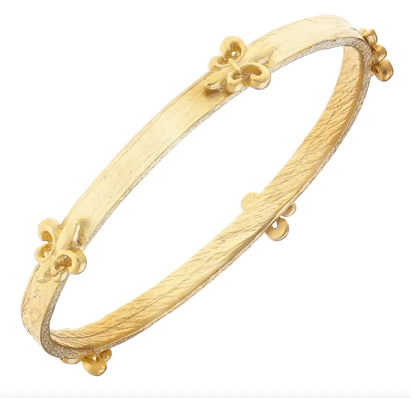 Fleur De Lis Bangle sold by Susan Shaw
