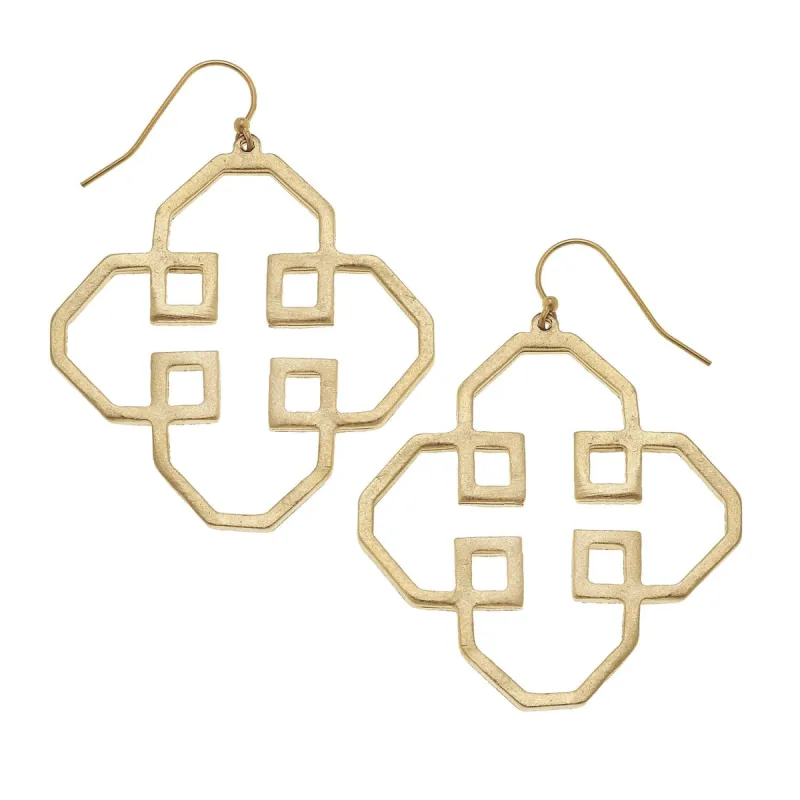 Geometric Outline Earrings sold by Susan Shaw