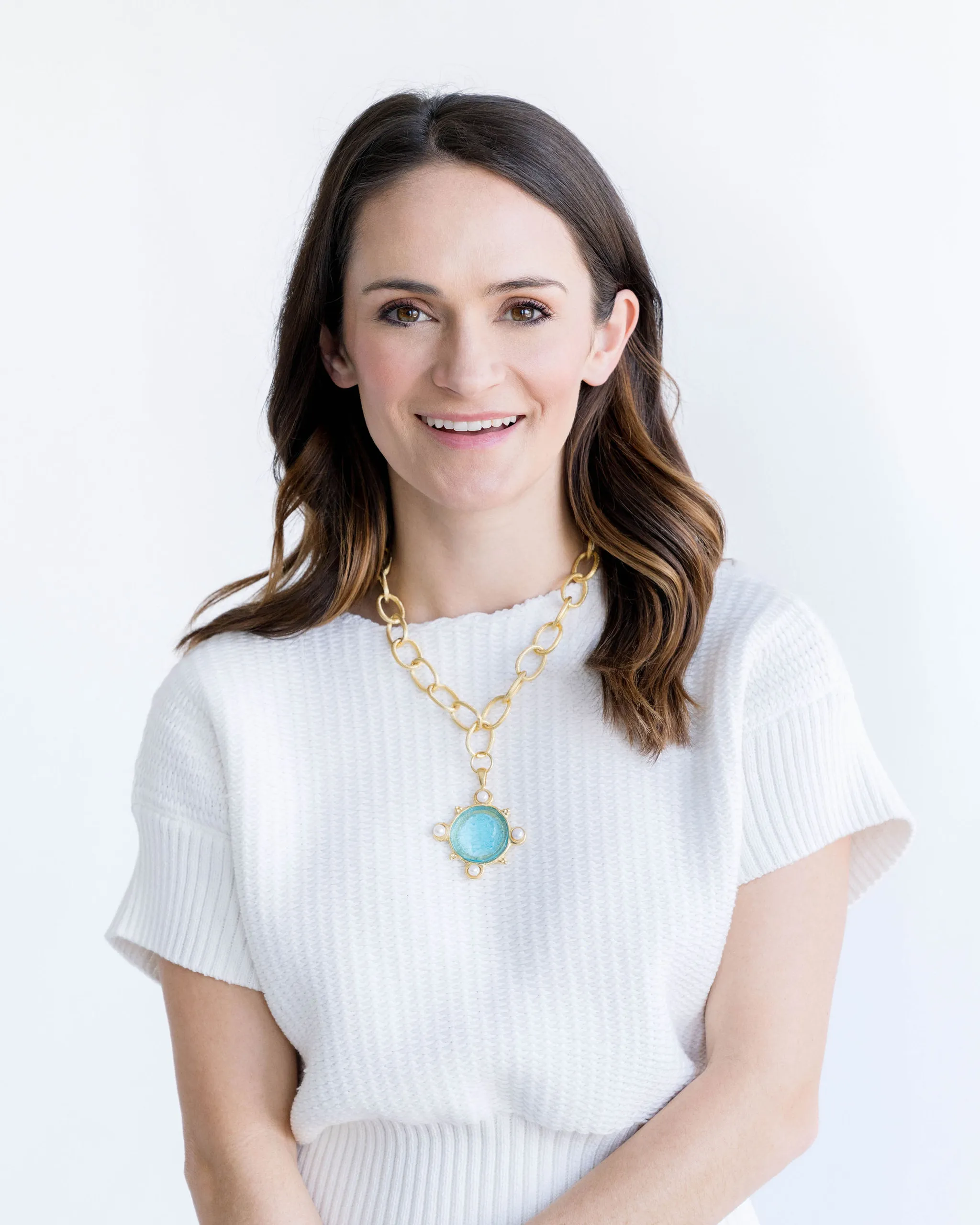 Venetian Glass Coin Necklace sold by Susan Shaw product image thumbnail 2