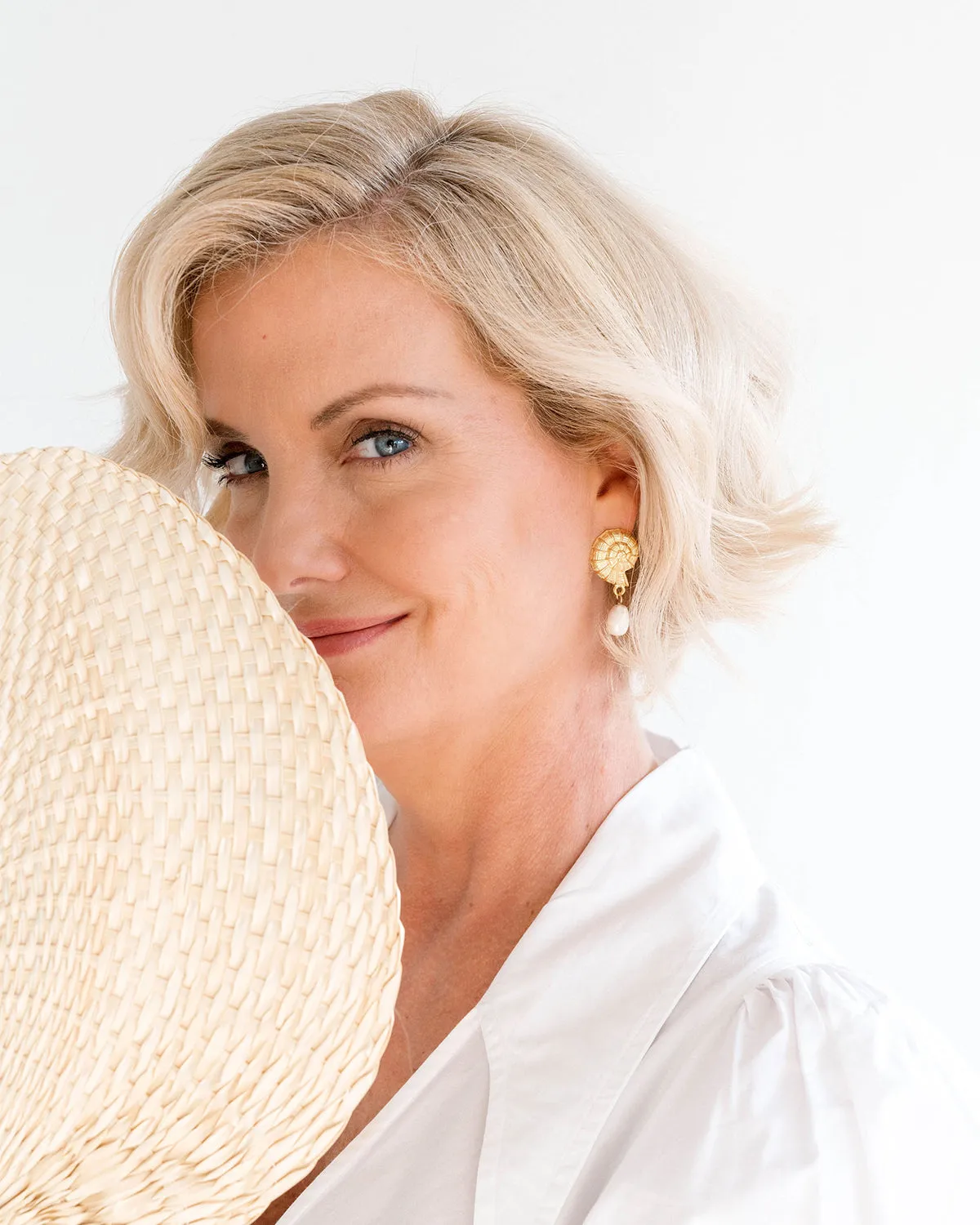 Shell Drop Earrings sold by Susan Shaw product image thumbnail 2