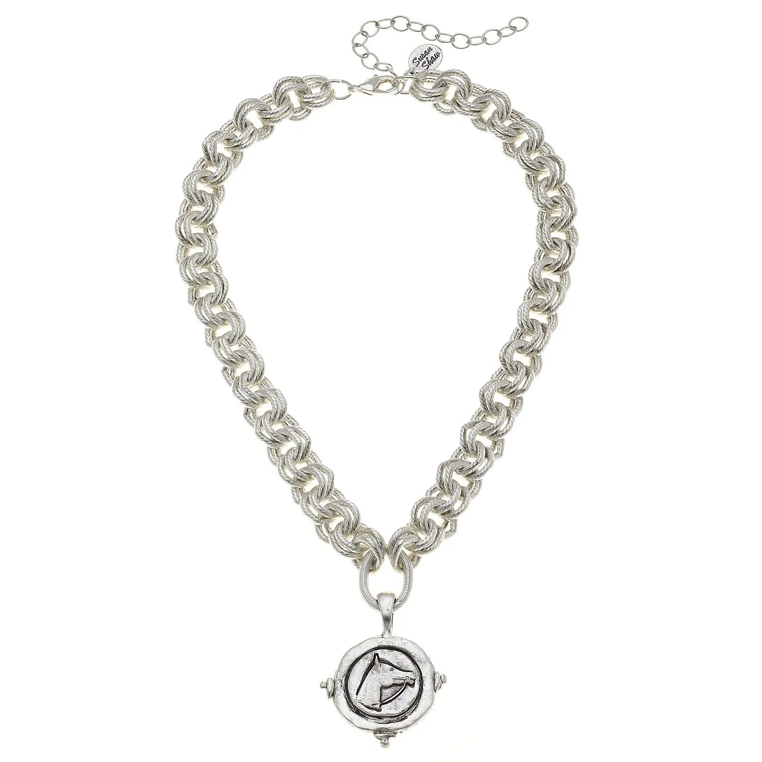 Horse Head Intaglio Necklace sold by Susan Shaw product image thumbnail 2