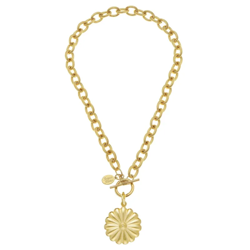Connie Round Toggle Necklace sold by Susan Shaw