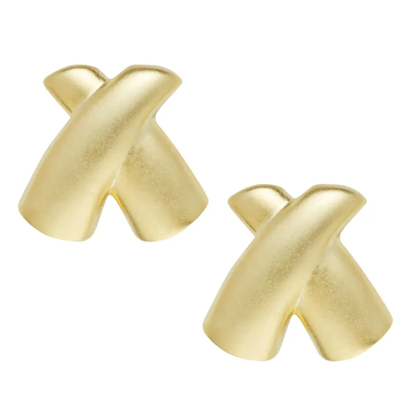 Bold X Studs sold by Susan Shaw