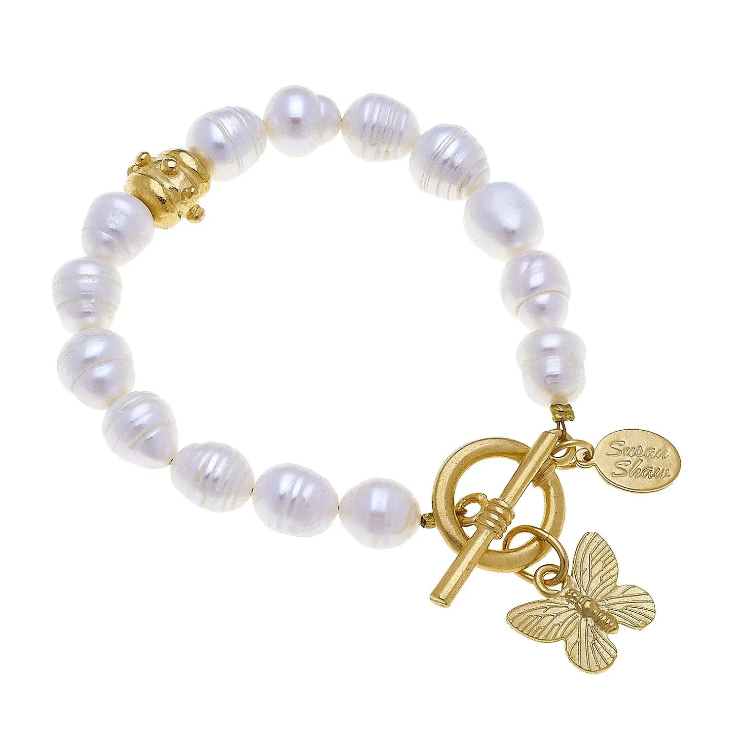 Butterfly Pearl Bracelet sold by Susan Shaw