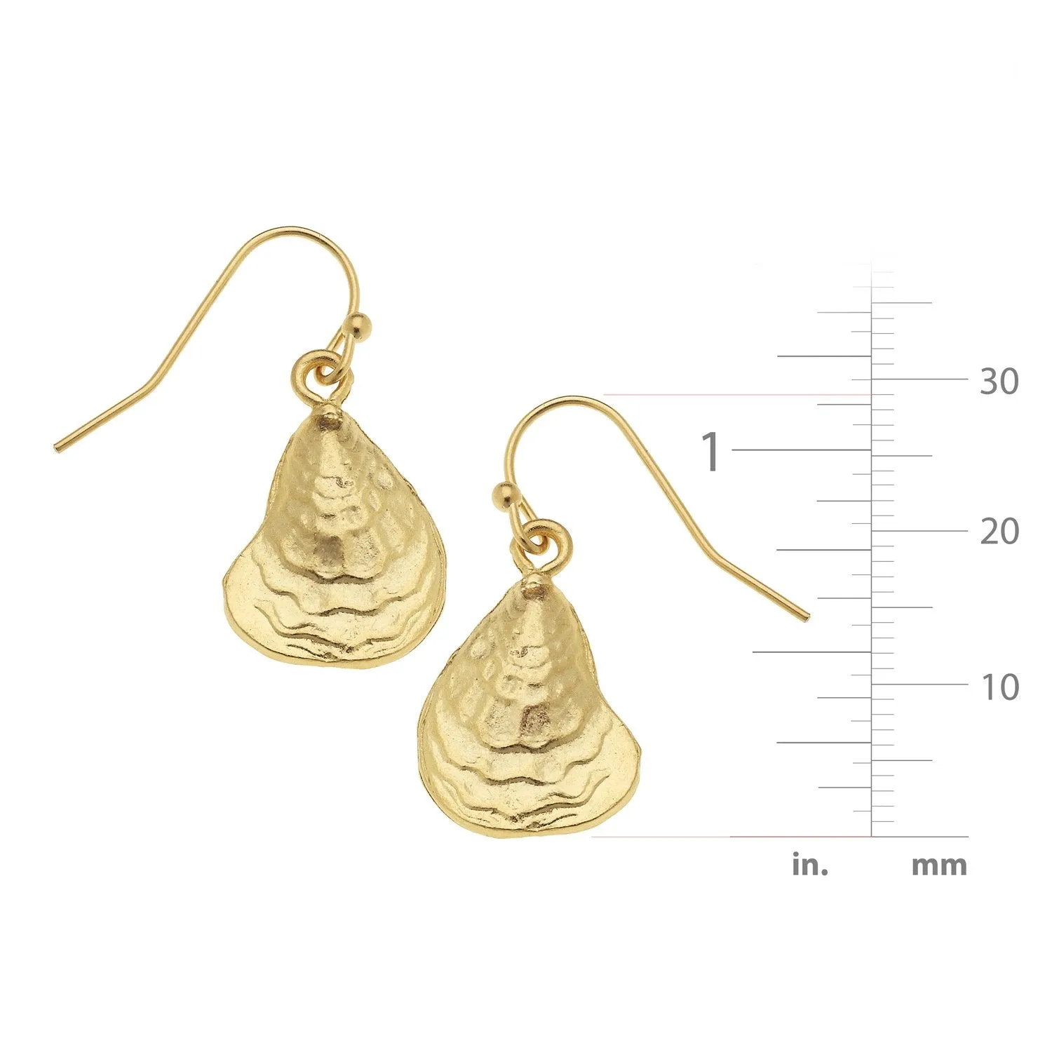 Oyster Earrings sold by Susan Shaw product image thumbnail 4