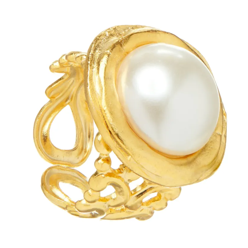 Pearl Cab Ring sold by Susan Shaw