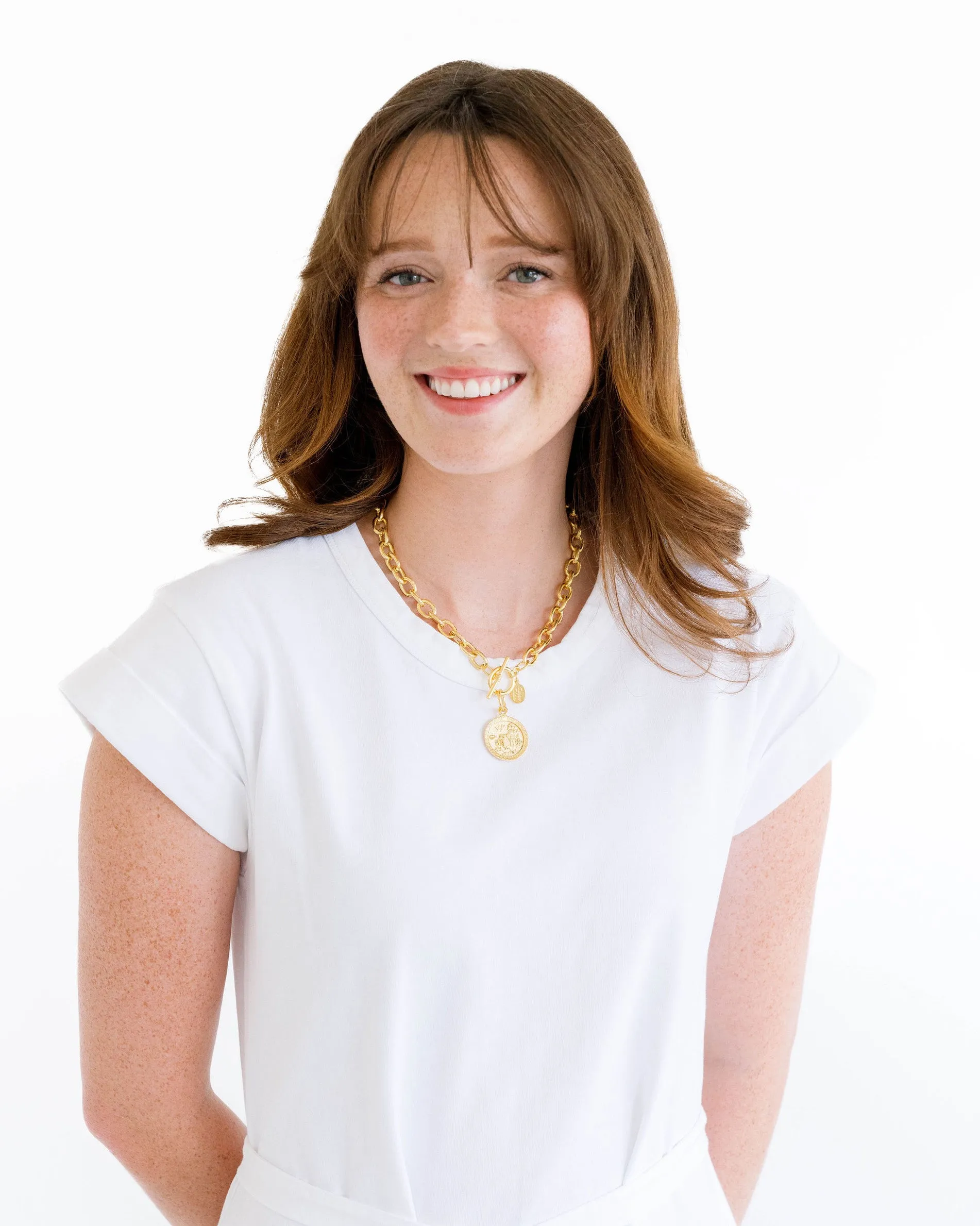 Blue Willow Toggle Necklace sold by Susan Shaw product image thumbnail 3