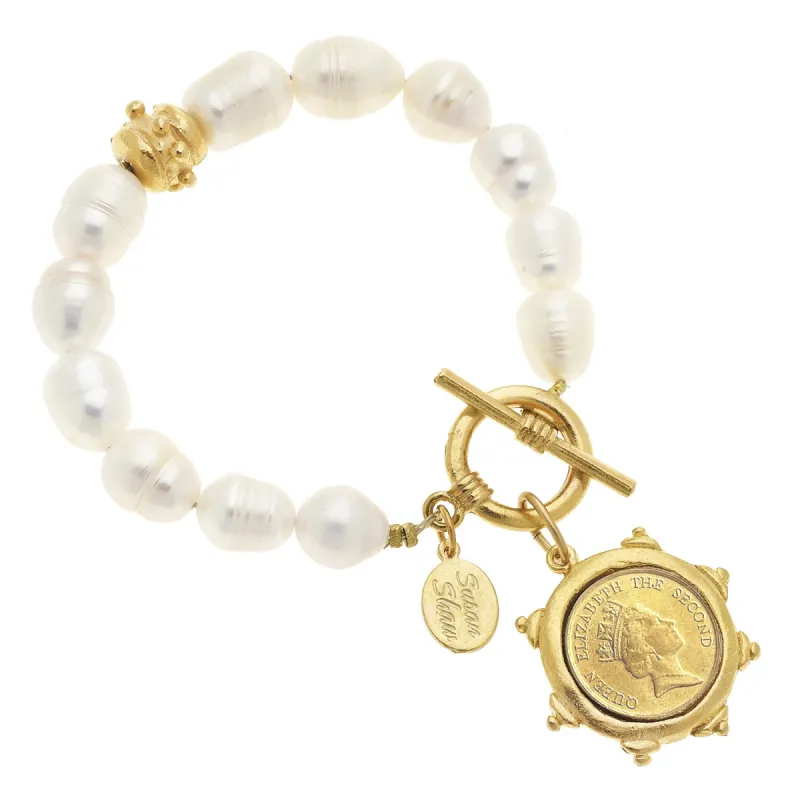 Queen Elizabeth II Windsor Pearl Bracelet sold by Susan Shaw