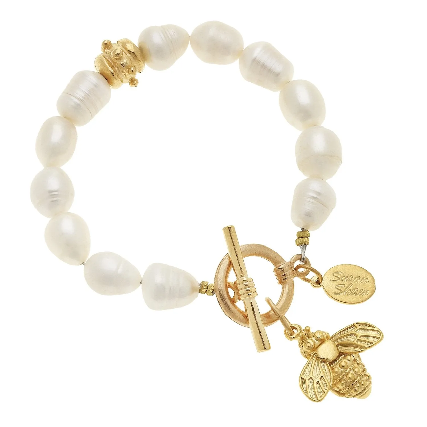 Honey Bee Pearl Bracelet sold by Susan Shaw