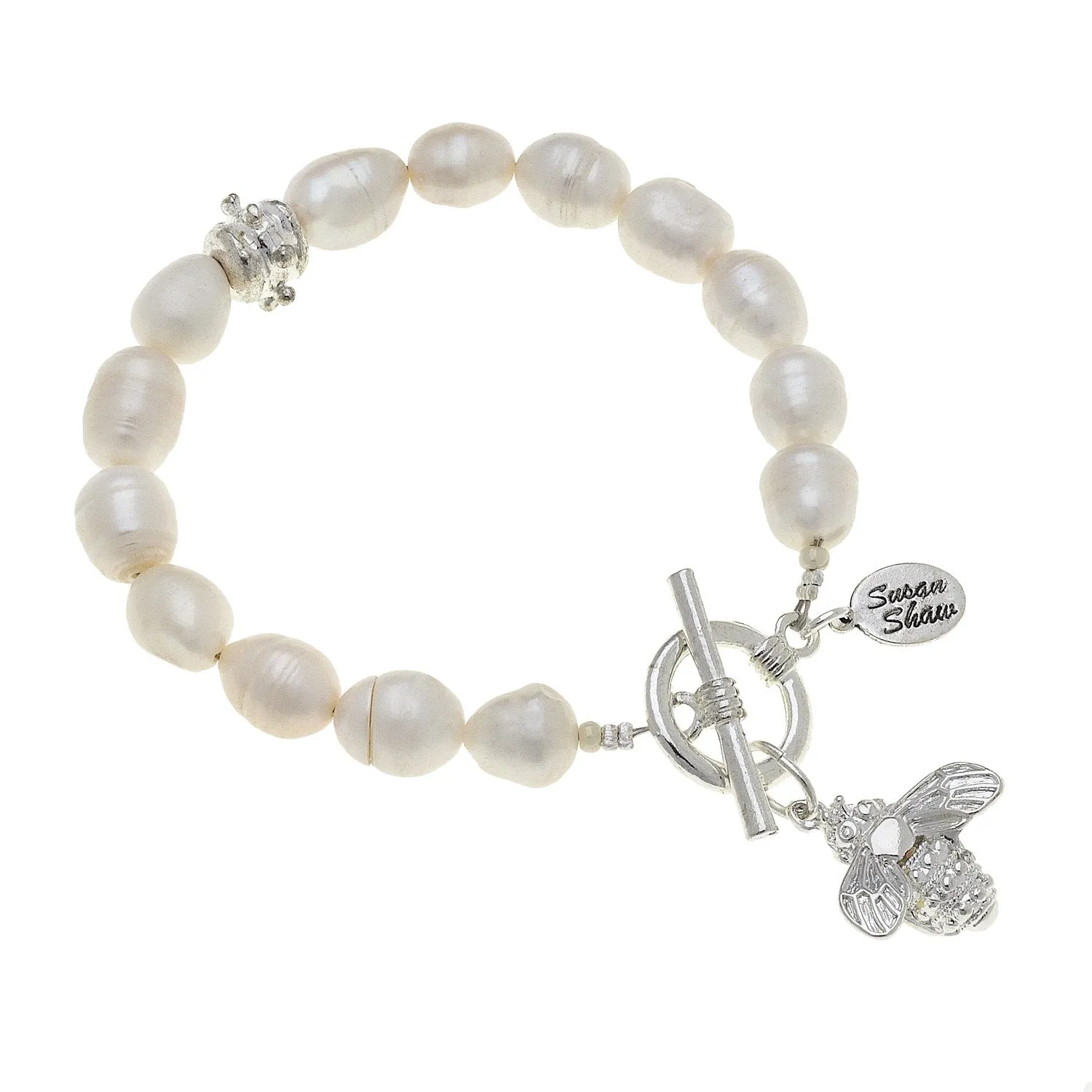 Honey Bee Pearl Bracelet sold by Susan Shaw product image thumbnail 3