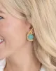 Villa Artemis Aqua Studs sold by Susan Shaw
