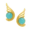 Villa Artemis Aqua Studs sold by Susan Shaw