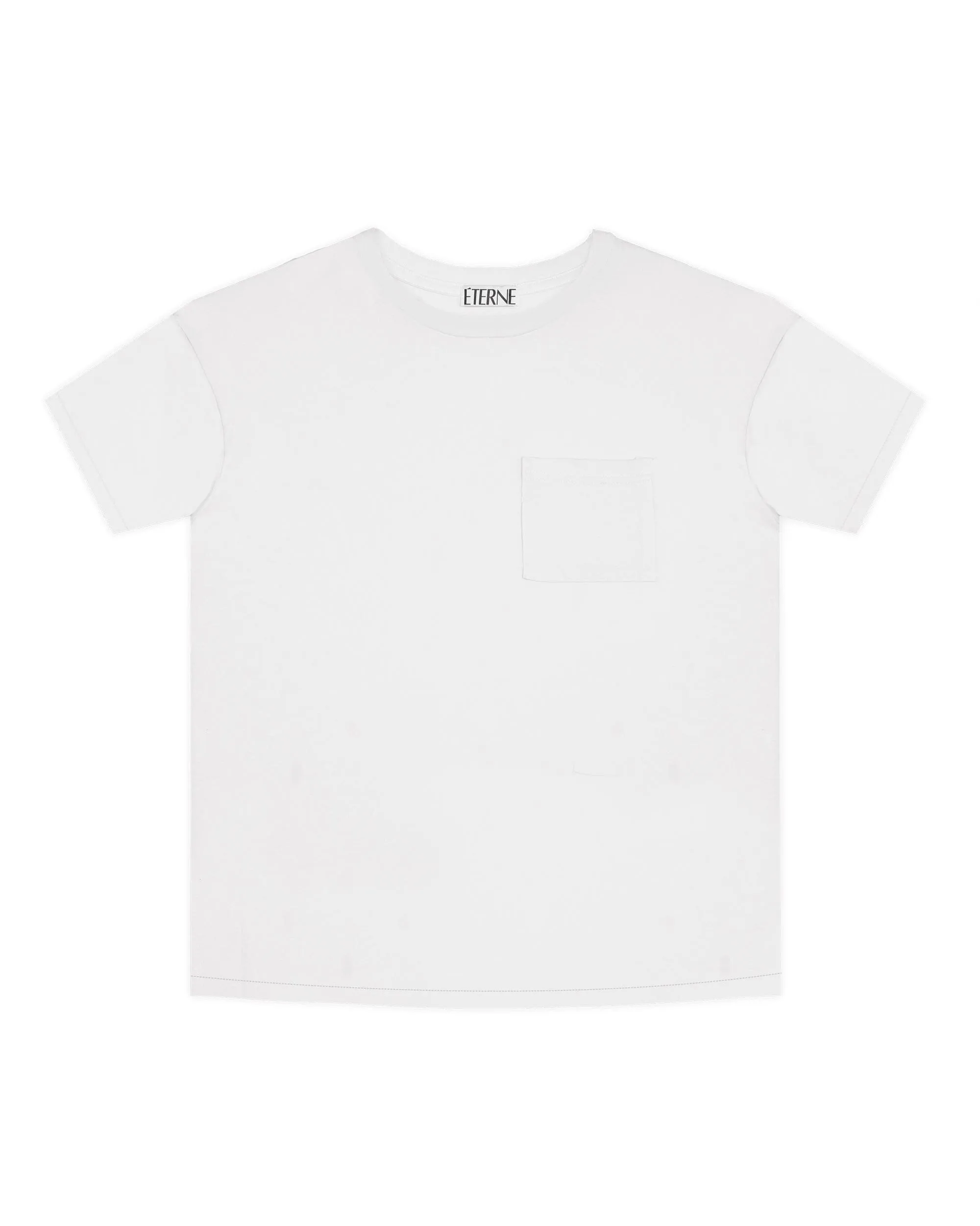 Boyfriend Pocket T-Shirt Ivory sold by Eterne product image thumbnail 5