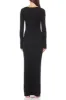 Square Neck Maxi Dress Black sold by Eterne