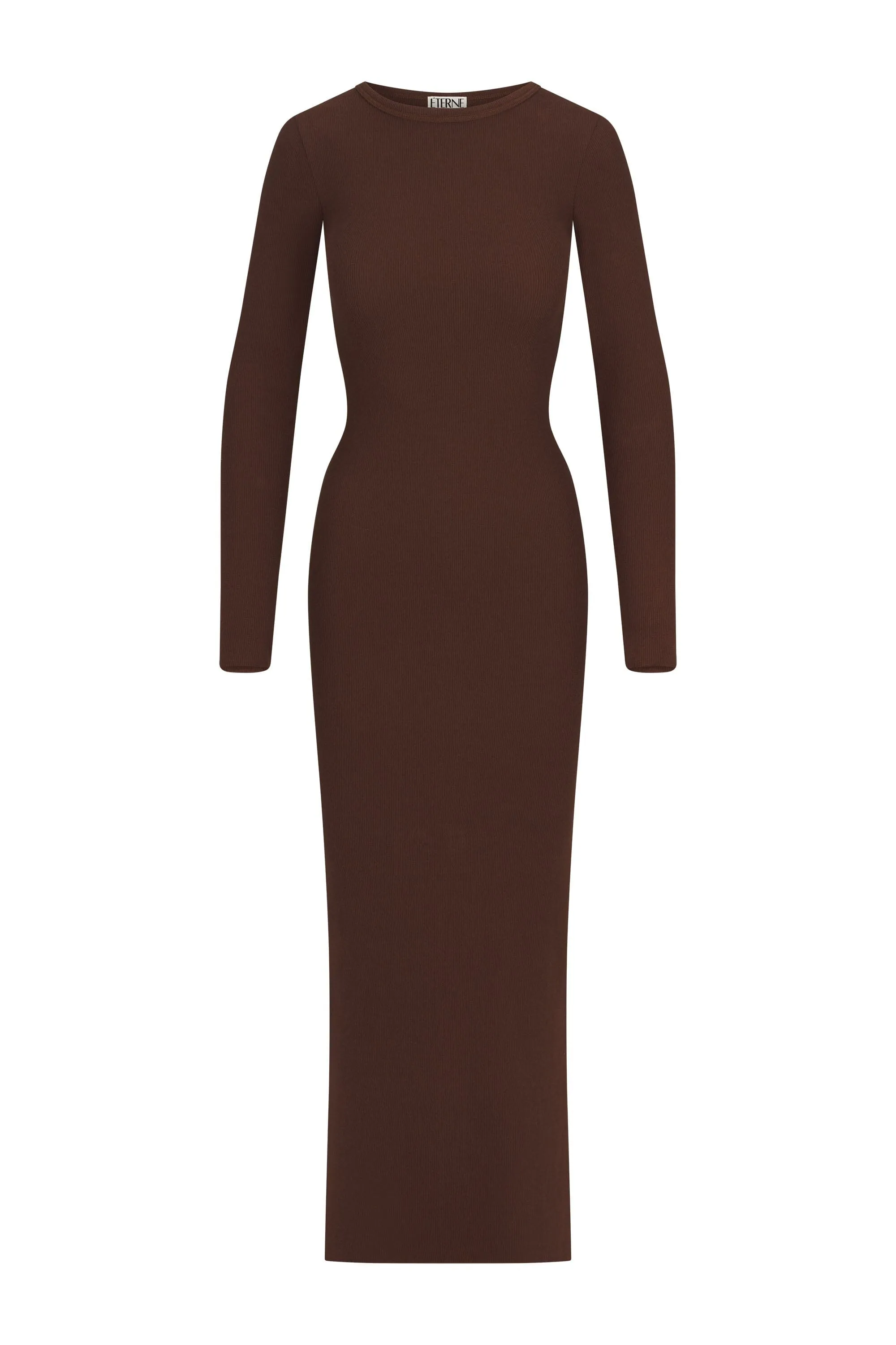 LONG SLEEVE CREWNECK MAXI DRESS sold by Eterne product image thumbnail 4
