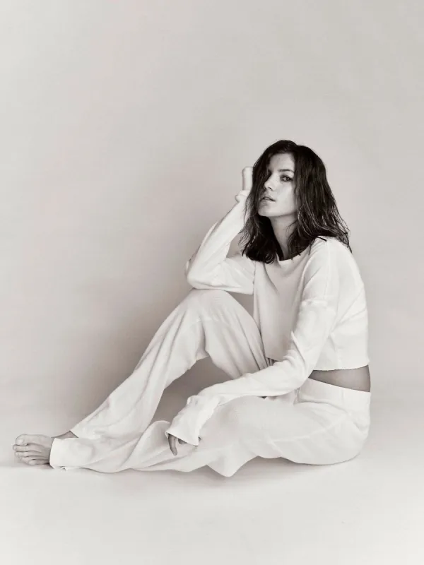 Thermal Lounge Pant Ivory sold by Eterne