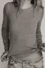 LONG SLEEVE FITTED TOP sold by Eterne