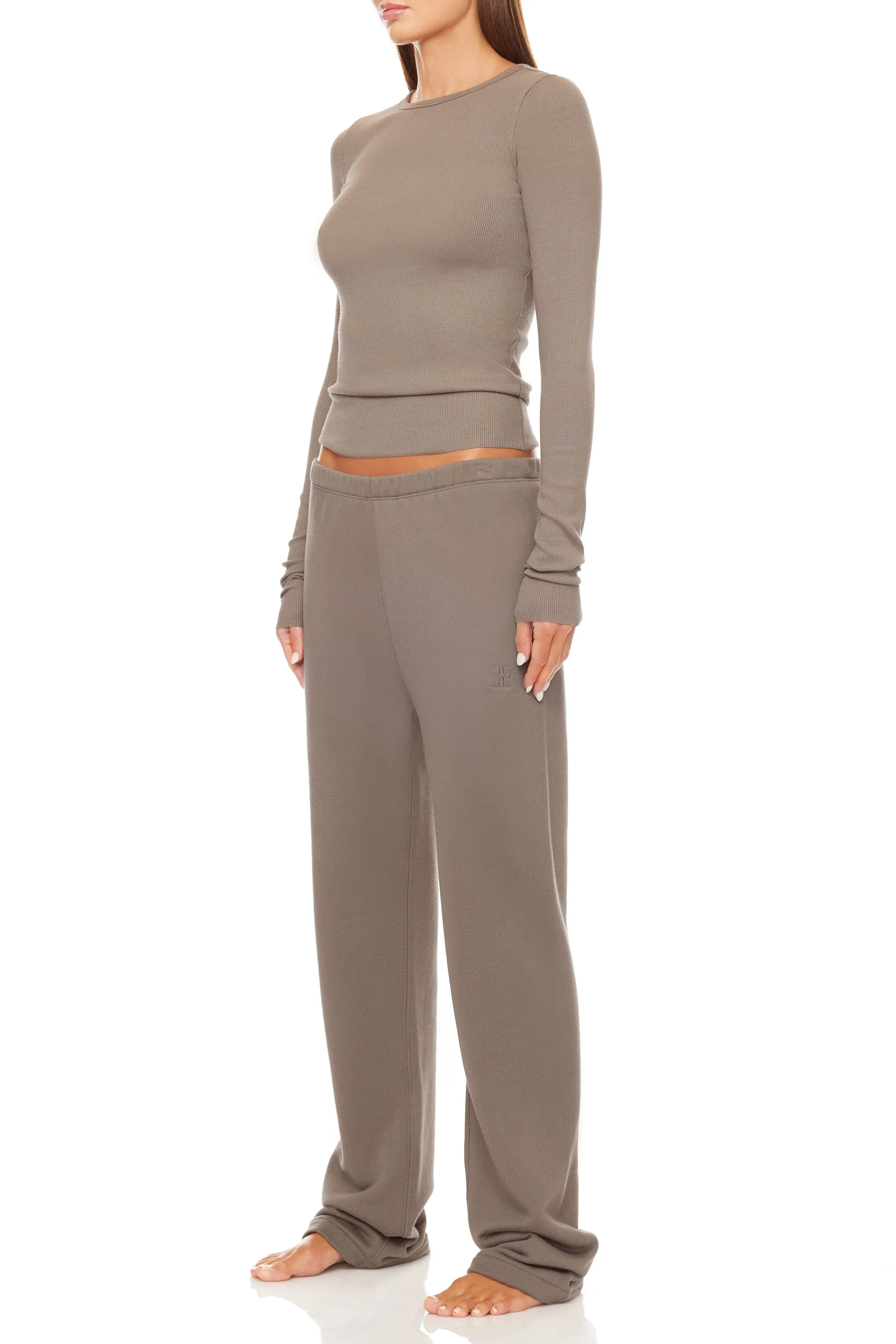 Straight Leg Sweatpant Clay sold by Eterne product image thumbnail 2