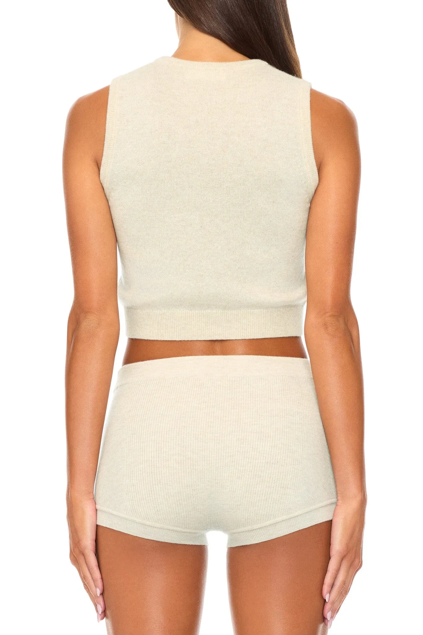 SAWYER CASHMERE TOP HEATHER OATMEAL sold by Eterne product image thumbnail 3