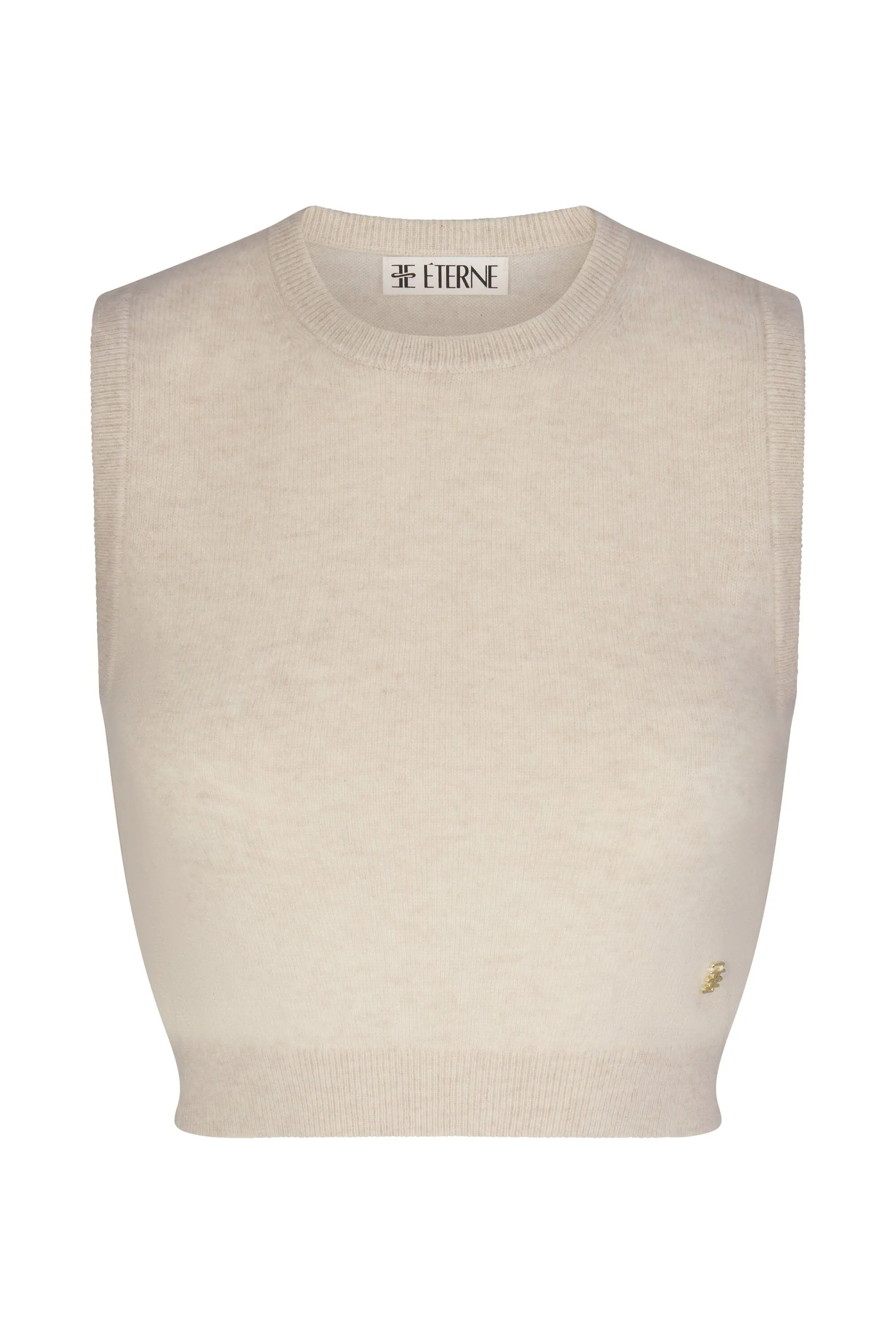 SAWYER CASHMERE TOP HEATHER OATMEAL sold by Eterne product image thumbnail 4