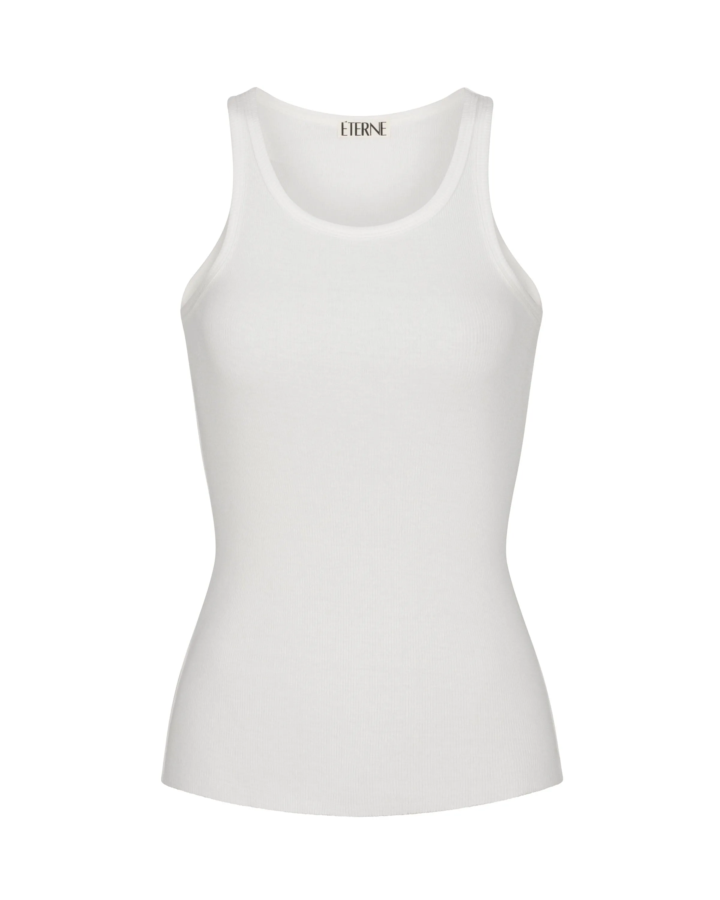 High Neck Fitted Tank sold by Eterne product image thumbnail 4