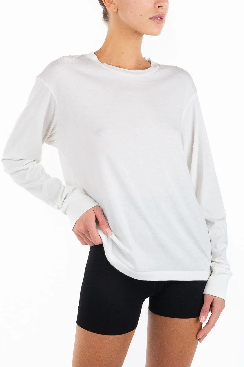 LONG SLEEVE BOYFRIEND T-SHIRT sold by Eterne product image thumbnail 2