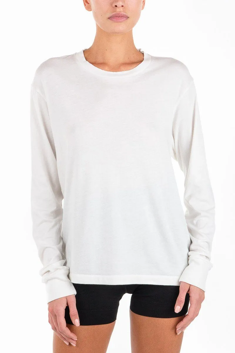 LONG SLEEVE BOYFRIEND T-SHIRT sold by Eterne product image thumbnail 3