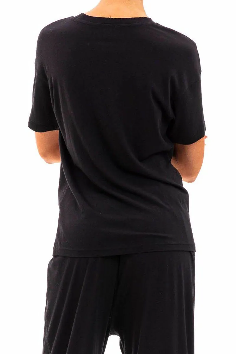 Boyfriend Pocket T-Shirt Black sold by Eterne product image thumbnail 4