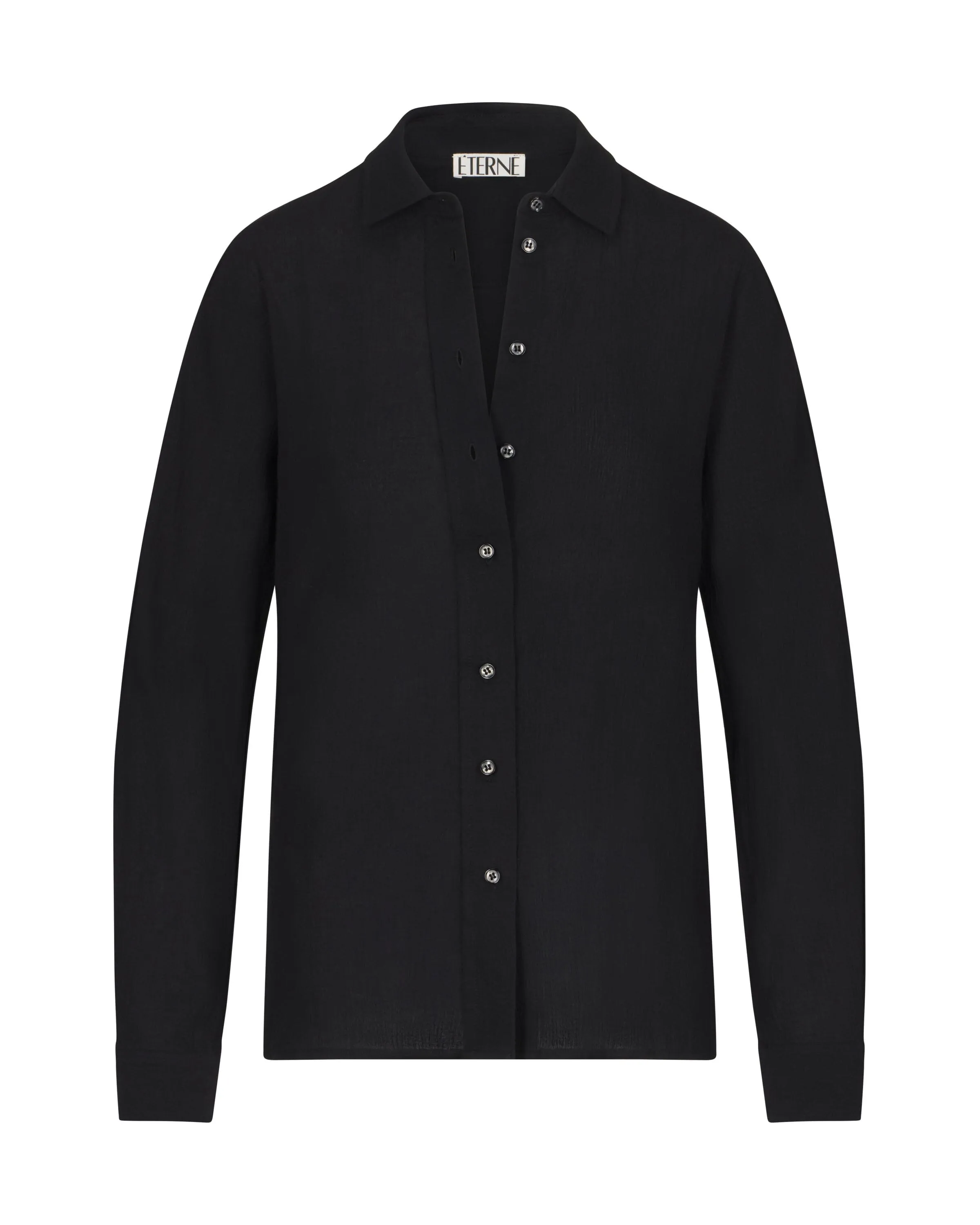 Jolene Button Down Top Black sold by Eterne product image thumbnail 3